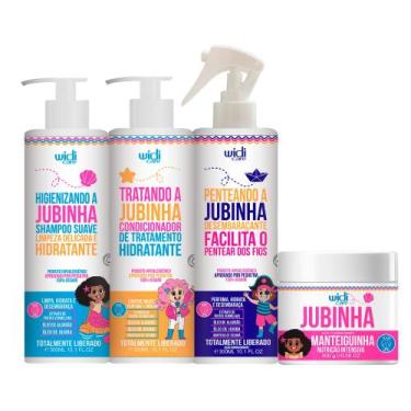 Imagem de Kit Widi Care Jubinha Shampoo, Condicionador, Spray e Manteiguinha