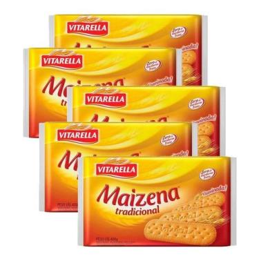 Imagem de Biscoito Vitarella Maizena Kit 5
