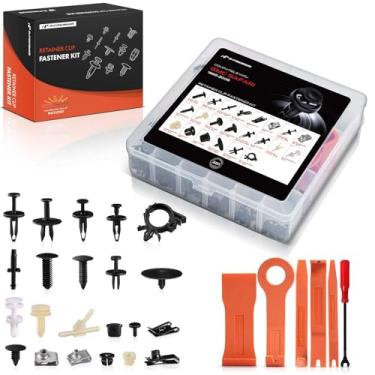 Imagem de A-Premium Kit de clipe de retentor de carro de 220 peças (22 tipos) compatível com GMC Safari 1995-2005, painel de acabamento de porta do forro do para-choque, conjunto de substituição de fixador de
