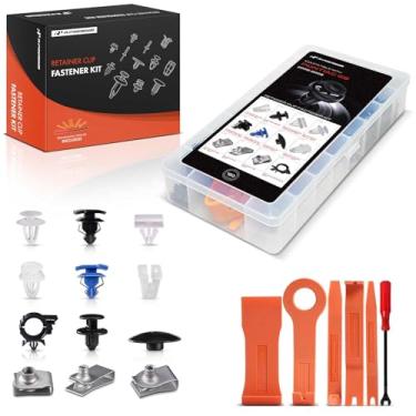 Imagem de A-Premium Kit de clipe de retentor de carro de 120 peças (tipo 11) compatível com Pontiac G8 2008-2009, painel de acabamento de porta de para-choque, conjunto de substituição de prendedor de rebite de