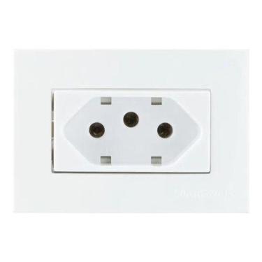 Imagem de Tomada Para Móvel Embutir 10A Branca 15791 - Margirius