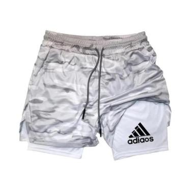 Imagem de Shorts De Compressão Em Malha De Secagem Rápida Para Homens, Shorts De