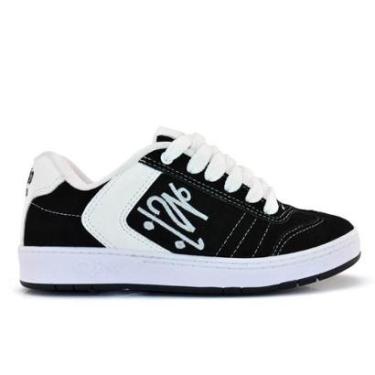 Imagem de Tênis QIX Chorão Lado B Camurça - Preto/Branco (52010026.002)-Unissex