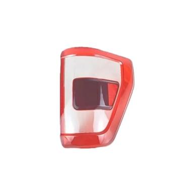 Imagem de compatível com ford F-150 2021 2022 2023 acessórios do carro capa da lâmpada traseira escudo da luz traseira habitação sombra traseira abajur claro(Right)