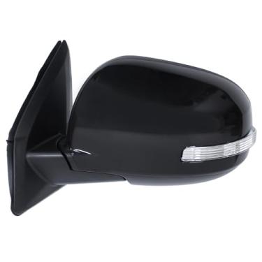 Imagem de Espelho retrovisor lateral do motorista adequado para Mitsubishi ASX 2013-2021 montagem do espelho retrovisor lateral ajuste elétrico, aquecimento, dobra elétrica, luz de seta