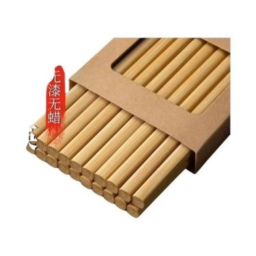 Imagem de Conjunto De Hashis De Bambu Chinês Antiderrapante, Sem Cera E À Prova 