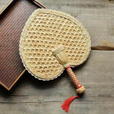 Imagem de Handmade tecido ventilador de palha, grande fã cattail, continuar, est