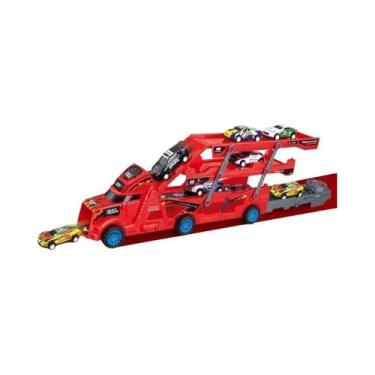 Imagem de Caminhão Grande Para Crianças Com Pista Dobrável, Veículo Educacional 