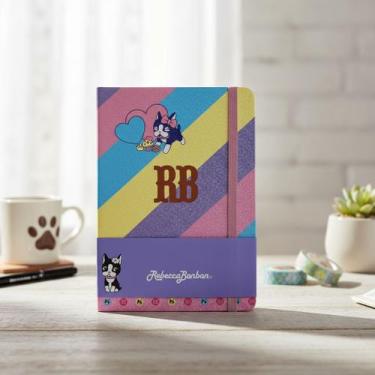 Imagem de Caderneta Anotação Rebecca Bonbon Prática Delicada 80 folhas, Amarelo