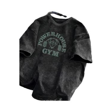 Imagem de Camiseta De Algodão Unissex Estilo Retrô Com Estampa De Gorila, Casual