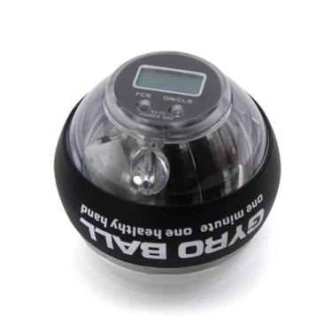 Imagem de Syncosphere Exercitador de mão com bola de torque – bola de giroscópio de partida automática com luzes LED, antebraço e treinador de força de aderência