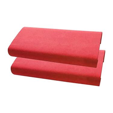 Imagem de Lljsszr Conjunto de 2 Assentos para Barco Dragão, Selim para Barco Dragão com Absorção de Impacto, Almofada de Assento Leve em EVA para Remo, Vermelho