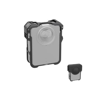Imagem de Nitze Gaiola para Câmara de Ação DJI Osmo 360, Gaiola Metálica Osmo 360 com Sapata Fria Integrada, Tampa de Lente de Silicone - T-D06B