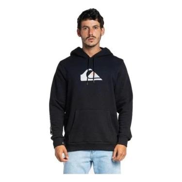 Imagem de Moletom Quiksilver Fech Comp Logo Preto M-Masculino