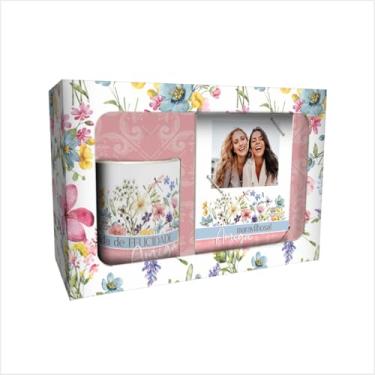 Imagem de Genérico, Caixa Presente Porta-Retrato E Caneca Cor:Raminho Amiga