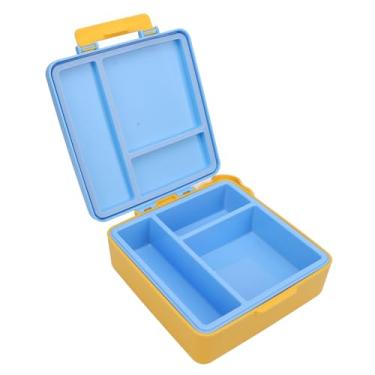 Imagem de aqxreight Recipiente de Almoço para Salada ABS PP Selado Lancheira Portátil para Armazenamento de Alimentos Com Tampa e Alça para Lanches Frutas Rosado e Roxo é um Almoço Resistente que Promove