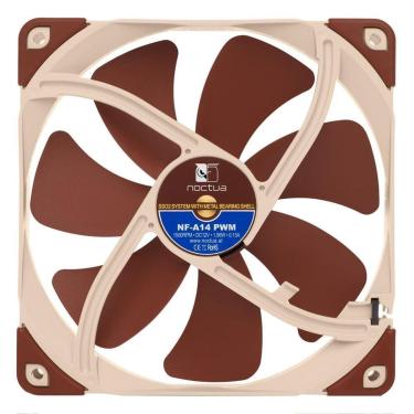 Imagem de Ventoinha Noctua, 140mm, Marrom - NF-A14 PWM-Unissex