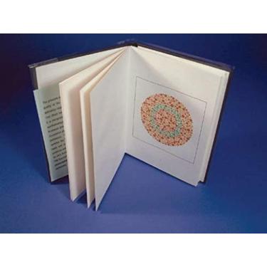 Imagem de KASHSURG Livros de tabela de teste Ishihara para deficiência de cor 10 placas (pessoas sem letras e crianças)