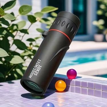 Imagem de Telescópio monocular HD compacto, mini portátil 25 x 25 para caminhadas, caça e visualização de concertos