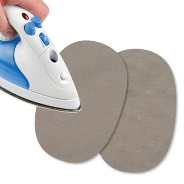Imagem de USIT, 2 peças de mini remendos de jérsei para passar a ferro, 10 x 12,7 cm, ideal para consertar agasalhos, camisas e calças esportivas, areia
