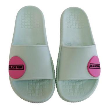 Imagem de Chinelo Slide Blackpink Grupo Musical Leve Juvenil Meninas - Marinella