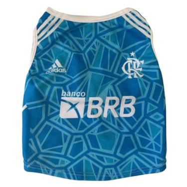 Imagem de Roupa Pet Cachorro Gato Time de Futebol Estampa FLA009 (PP, Personalizada)