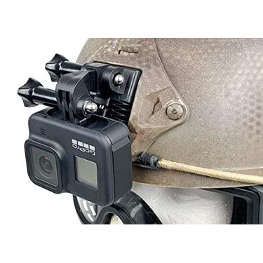 Imagem de Suporte de capacete NVG ajustável BrainExploder compatível com todas as câmeras GoPro Hero