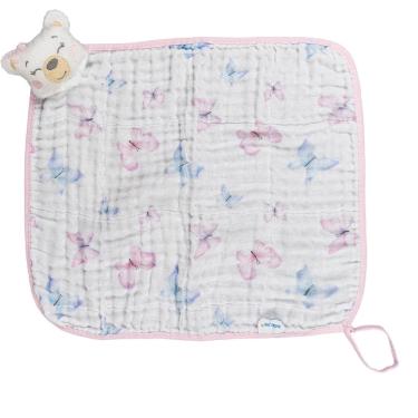Imagem de Naninha Soft com Pelúcia Bordada e Prendedor de Chupeta