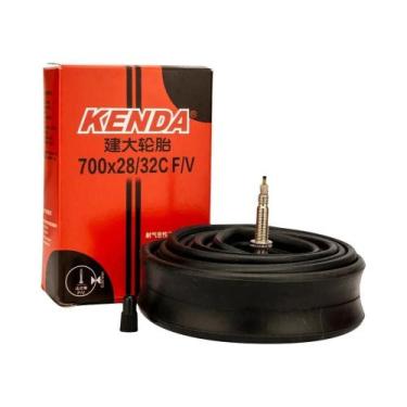 Imagem de Câmaras De Ar Para Bicicleta 700c Kenda Válvula Presta Schrader 48mm 6