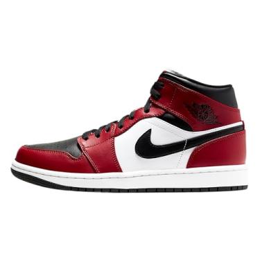 Imagem de Nike Tênis masculino Air Jordan 1 Mid, Vermelho academia, 41