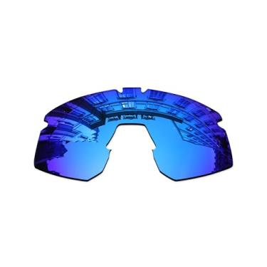 Imagem de Vonxyz Lentes de reposição para óculos de sol Oakley Hydra OO9229-37 mm - Ice MirrorCoat polarizado