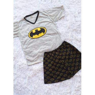 Imagem de Pijama Infantil Menino Manga curta e short Super Homem Heroi - PIJAMAS