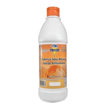 Imagem de Cobertura Sabor Artificial de Maracujá Colorida Artificialmente 1,3Kg 