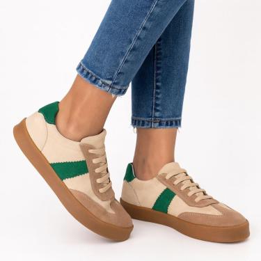 Imagem de Tênis Feminino Skate Streetwear Scholl Em Couro Super Macio E Confortável-Feminino