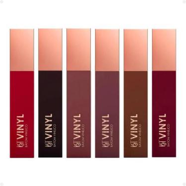 Imagem de Kit Bruna Tavares Batom Vinílico Bt Vinyl: Sara, Morgana, Livia, Laura