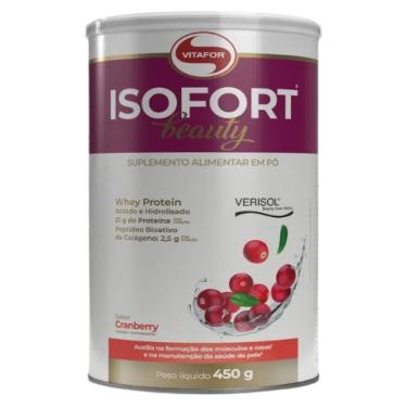 Imagem de Isofort Beauty Whey Protein Cranberry Vitafor 450g