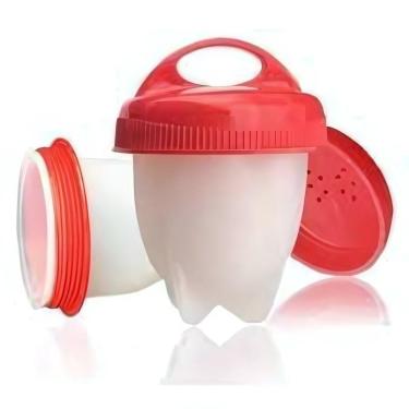 Imagem de Kit 2 Formas Para Cozinhar Ovos, Silicone Bpa Free - Design Inovador