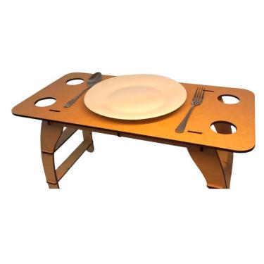Imagem de Bandeja Café Da Manhã De Colo Em Mdf