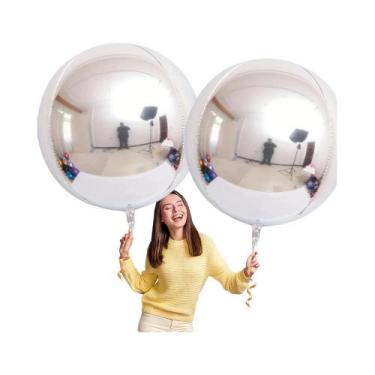 Imagem de Balões De Alumínio Dourado, Prateado, Verde E Vermelho De 32 Polegadas