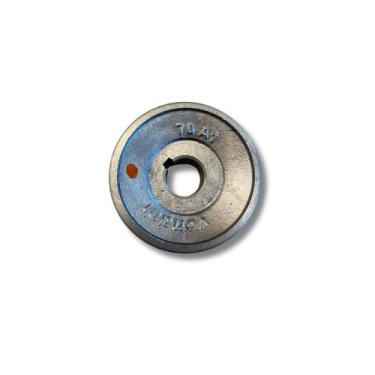 Imagem de Polia aluminio 01 canal a 70mm furo 3/4 (19,1mm) vonder