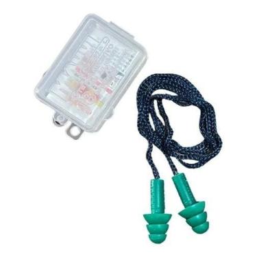 Imagem de Protetor Auricular Silicone Maxxi Royal Com Cordão Kit com 100 Un vári