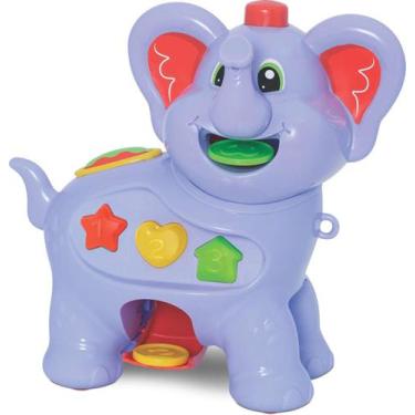 Imagem de Brinquedo Educativo Amiguinho Comilao Elefante Merco Toys - Mercotoys