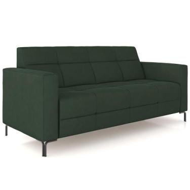 Imagem de Sofá 2 Lugares Sala Living Industrial 160cm Senna K01 Veludo Verde - L