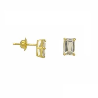 Imagem de Brinco em Ouro 18K com Pedra Natural - Design Exclusivo - Justino Riba