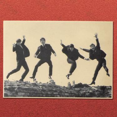 Imagem de Pôster Arte de música rock vintage dos Beatles 20x30cm em ferro