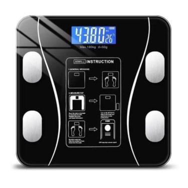 Imagem de Balança De Bioimpedância Com Bluetooth E App Inteligente Meça Gordura, Peso E Massa Muscular