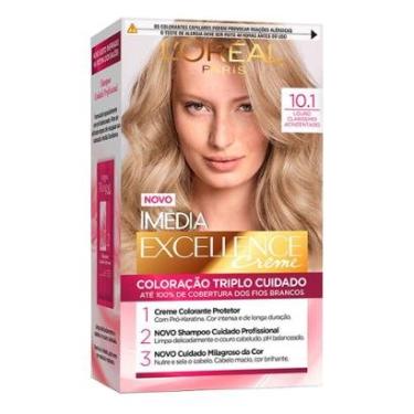 Imagem de Coloração Imédia Excellence L’Oréal Paris – Tons Claros 10.1 Louro Claríssimo Acinzentado-Unissex