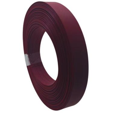 Imagem de Fita de Borda Pvc Para Formica Vinho Bordo Tx 15mm X 20m Revestimento 