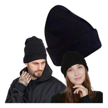 Imagem de Touca Gorro Boina De Lã Forrada Para Inverno Frio Unissex - Duarte Sho