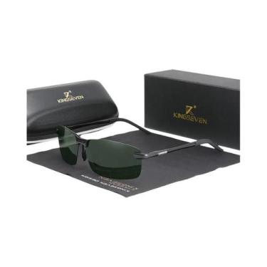 Imagem de Óculos De Sol Polarizados Masculinos Em Alumínio UV400 Sem Armação, Óc